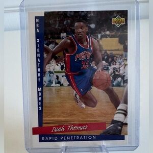 1993 Isiah Thomas Upper Deck Basketball Card